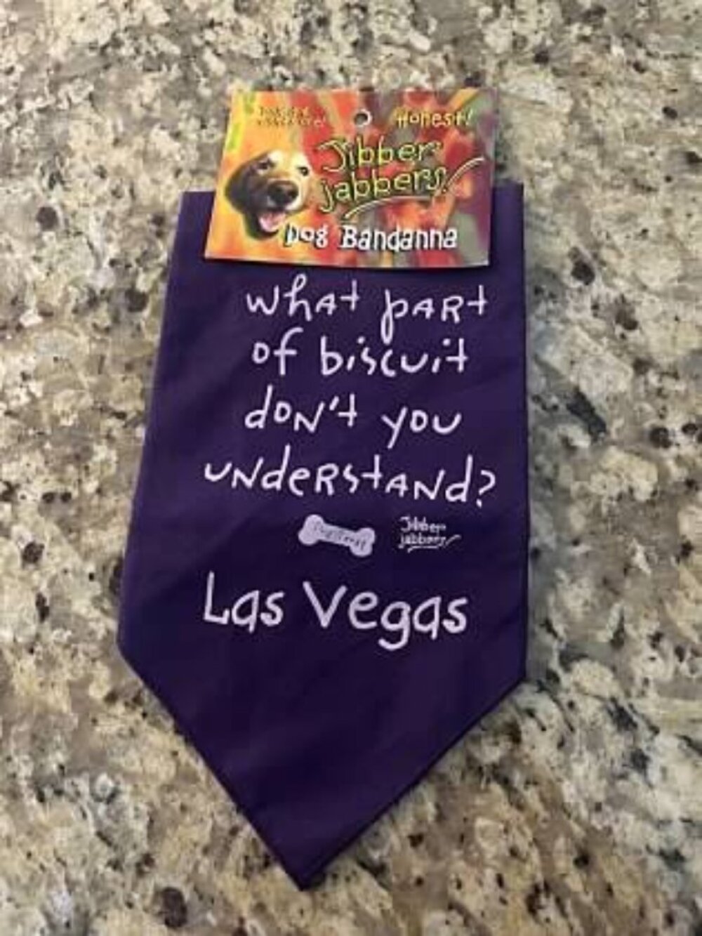 Las Vegas dog bandana